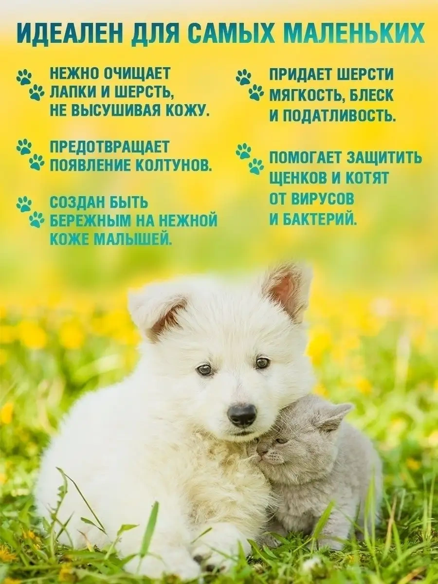 Ecozavr Sls/sles İçermeyen Yavru Köpek Ve Kediler İçin Eko Shampoo 0,5l 51300261