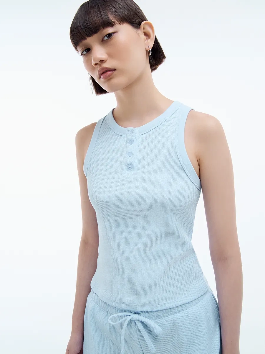 Tvoe Geniş Askılı Atlet 414259860 Açık Mavi