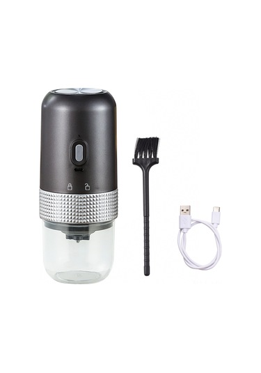 Moveevo Usb Şarjlı Taşınabilir Elektrikli Kahve Değirmeni - Seramik Öğütme Çekirdeği Ve 304 Çelik, 1500mah Pil, Gri Renk Gri Moveevo Usb Şarjlı Taşınabilir Elektrikli Kahve Değirmeni - Seramik Öğütme Çekirdeği Ve 304 Çelik, 1500mah Pil, Gri Renk Gri