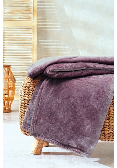 Yataş Bedding Olenna Wellsoft TV Battaniyesi 140 x 190 CM - Kül Moru