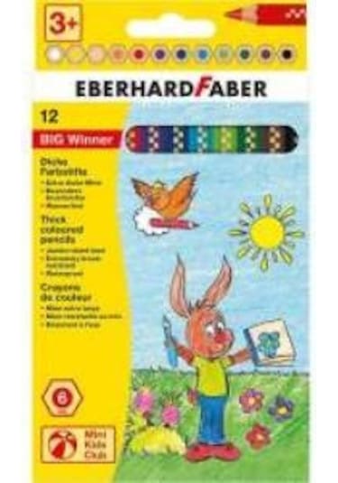 Eberhard Faber Big Winner Jumbo Kuru Boya Kalemi 12Li 518712