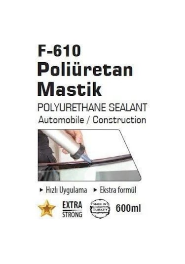 Fıxed Poliüretan Mastik Siyah 600 Ml