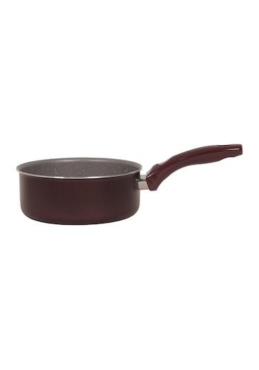 Mehtap Granit Kaçerola Tava 18 Cm Bordo Bordo