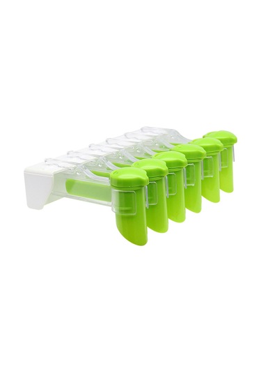 Konesam Duvar Kurulu 6 Lü Açık Renkli Baharat Çantası Depolama Rafı - 3 Farklı Boyutlu Elek Açıkları İle Pratik Baharat Saklama Beyaz