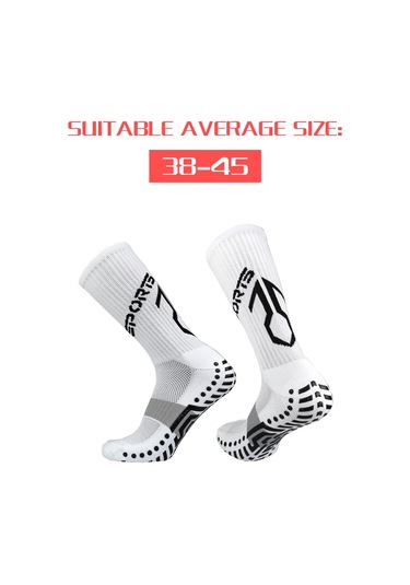 Yaozixa Siyah Profesyonel Antipatlama Futbol Çorapları - Kayma Engeli, Ayak Ağrısı Ve Panyonu Önleyen Spor Çorapları 38-45 Eu