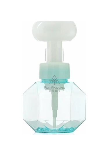 300ml-13x8cm-1pc Çiçek Köpük Şişe Köpük Losyon Doldurulabilir Şişe Çiçek Pompası Kafa Sabun Şampuan Kozmetik Boş Şişe Banyo Aksesuarları