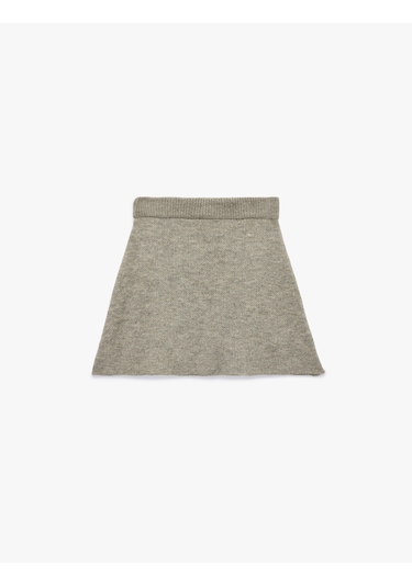Koton Mini Boy A Kesim Triko Etek Vizon 6wak70003ht Vizon