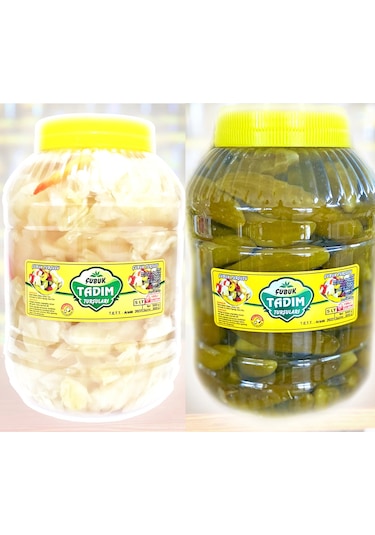 Çubuk Tadım Turşuları Lahana Turşusu 5 KG + Salatalık Turşusu 5 KG