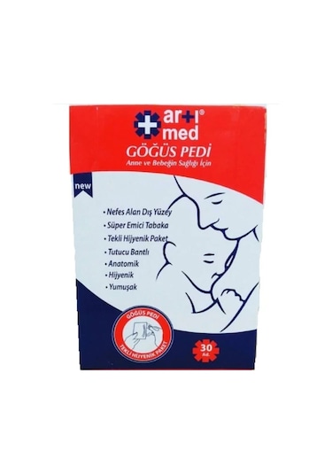Artimed Göğüs Pedi 30'lu