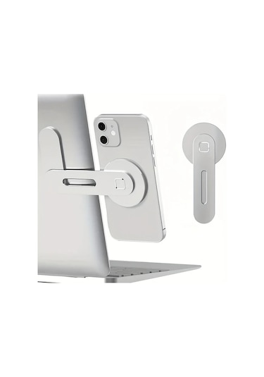 Xuweiwei Hafif Ve Taşınabilir Manyetik Telefon Tutucu Sılvery 1pc Ayarlanabilir Laptop Monitör Yan Aparatı -