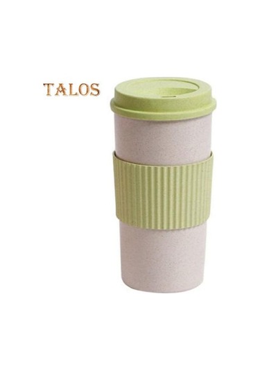 Yeşil 350 Ml/450 Ml/550 Ml Kahve Kupa Sızdırmaz Anti-haşlanma Dayanıklı Mükemmel Çok Amaçlı İçecek Kahve Su Kapaklı Bardak Okul İçin 350 Ml