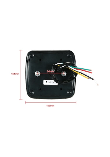 Xindoker 12v 26 Led Evrensel Kenar Feneri, Durma-tail-ısaret Işıkları, Trafik Güvenliği, Karavan-tır-van Uyumlu, Suya Dayanıklı, Kolay Kurulum 2 Adet