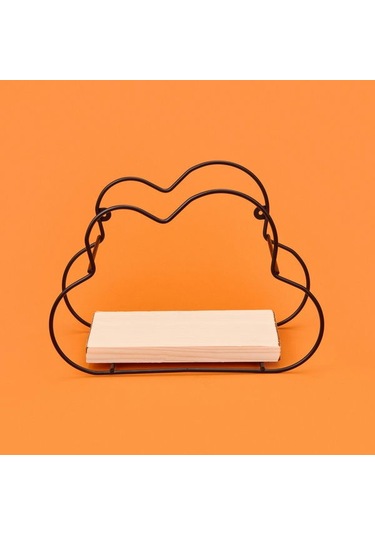 Suntel Bulut Dekoratif Raf - Siyah - 19 Cm Siyah