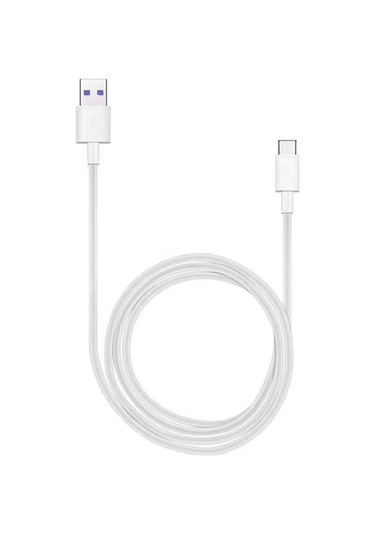 Xiyyadms 2m Beyaz Tpe Type-c Şarj Kablosu - 5a Hızlı Şarj, Dayanıklı Kapak, Akıllı Chip, Esnek Büküm Özelliği