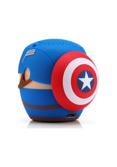 Bitty Boomers Marvel Captain America Figürlü Lisanslı Mini Bluetooth Hoparlör