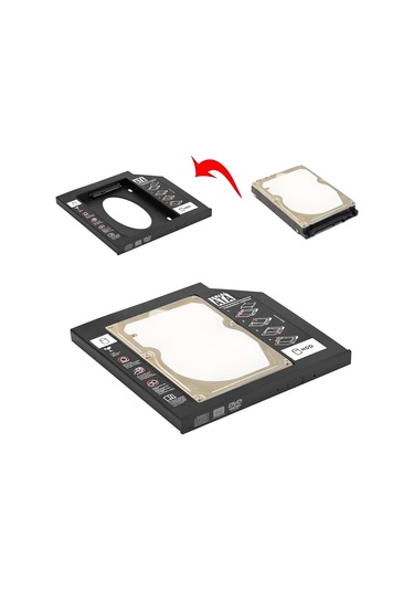9.5mm Sata Harddisk Kutu -caddy Kızak Kutu-9.5mm Hdd Caddy