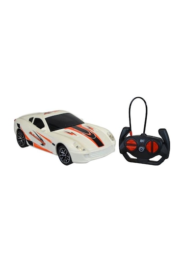 Ctoys Sports Car 27 Mhz Full Fonksiyon Uzaktan Kumandalı Chevrolet Corvette Beyaz Ce 04