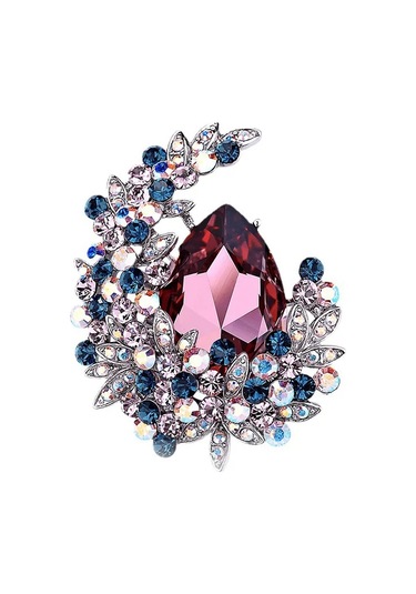 Üst Düzey Zarif Renkli Içi Boş Yaprak Broş Palto Kardigan Takım Pim Broş L4-5-3471 L4-5-3471 Çok Renkli