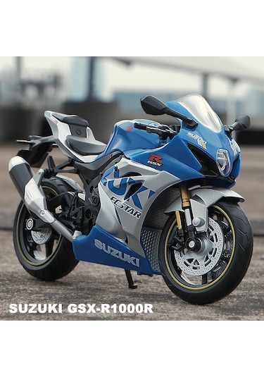 Motorsiklet 1:18 2021 Suzuki Gsx-r1000 R Statik Döküm