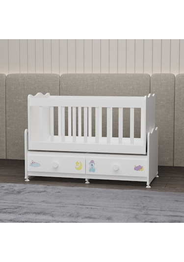 Garaj Home Elegant 60x120 Beşik - Uykucu Beyaz