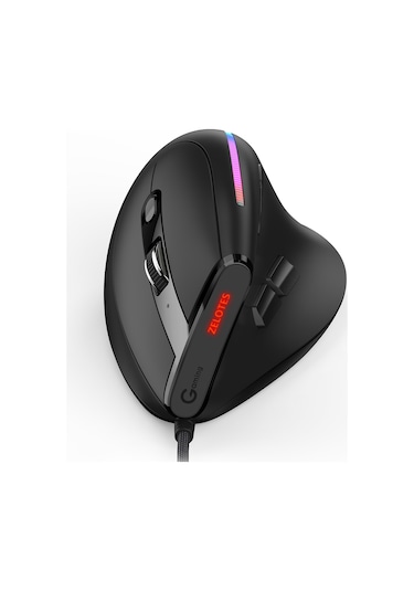 Hallow Zelotes-T-50 Dikey Kablolu RGB Optik Mouse
