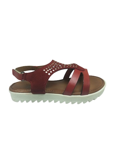 Ortopedikal Trend 2103 Klt Kız Çocuk Sandalet %100 Hakiki Deri (544777859) Kırmızı