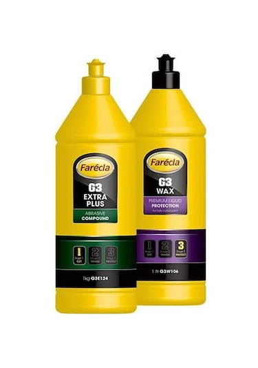 Farecla G3 Extra Plus Pasta 1 Kg Ve Farecla G3 Wax Cila 1 Litre