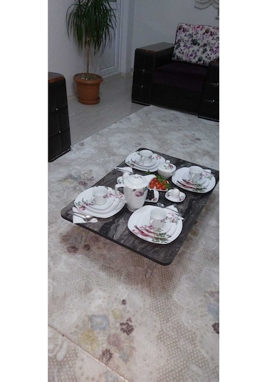 Dikdörtgen Yer Sofrası 60 110 Ahşap