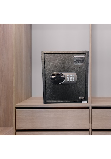 Yuma Ym-802-l Elektronik Şifreli Ve Anahtarlı Çelik Kasa