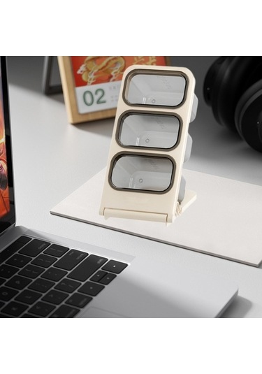 Pazly Suntek Kalem Tutucu - Basit & İdeal Hediye, Kırtasiye Rafı Fincan Beyaz Beyaz