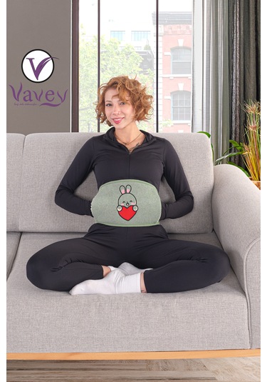 VAVEY Termojel Hediyeli Yeni Nesil Sıcak Soğuk Regl Kemeri Tavşan Yeşil