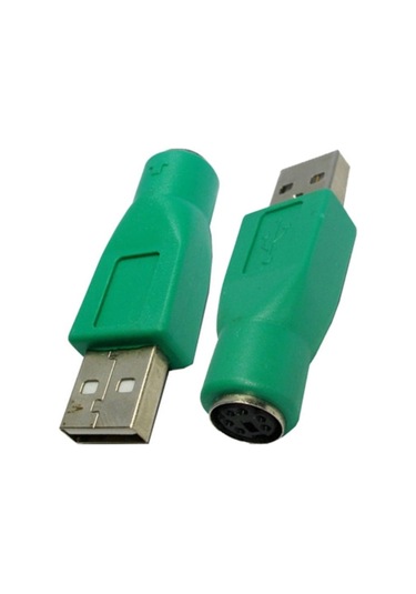 Usb A Fişi - Mini Dın6 Dişi Adaptör Ps/2 - Usb