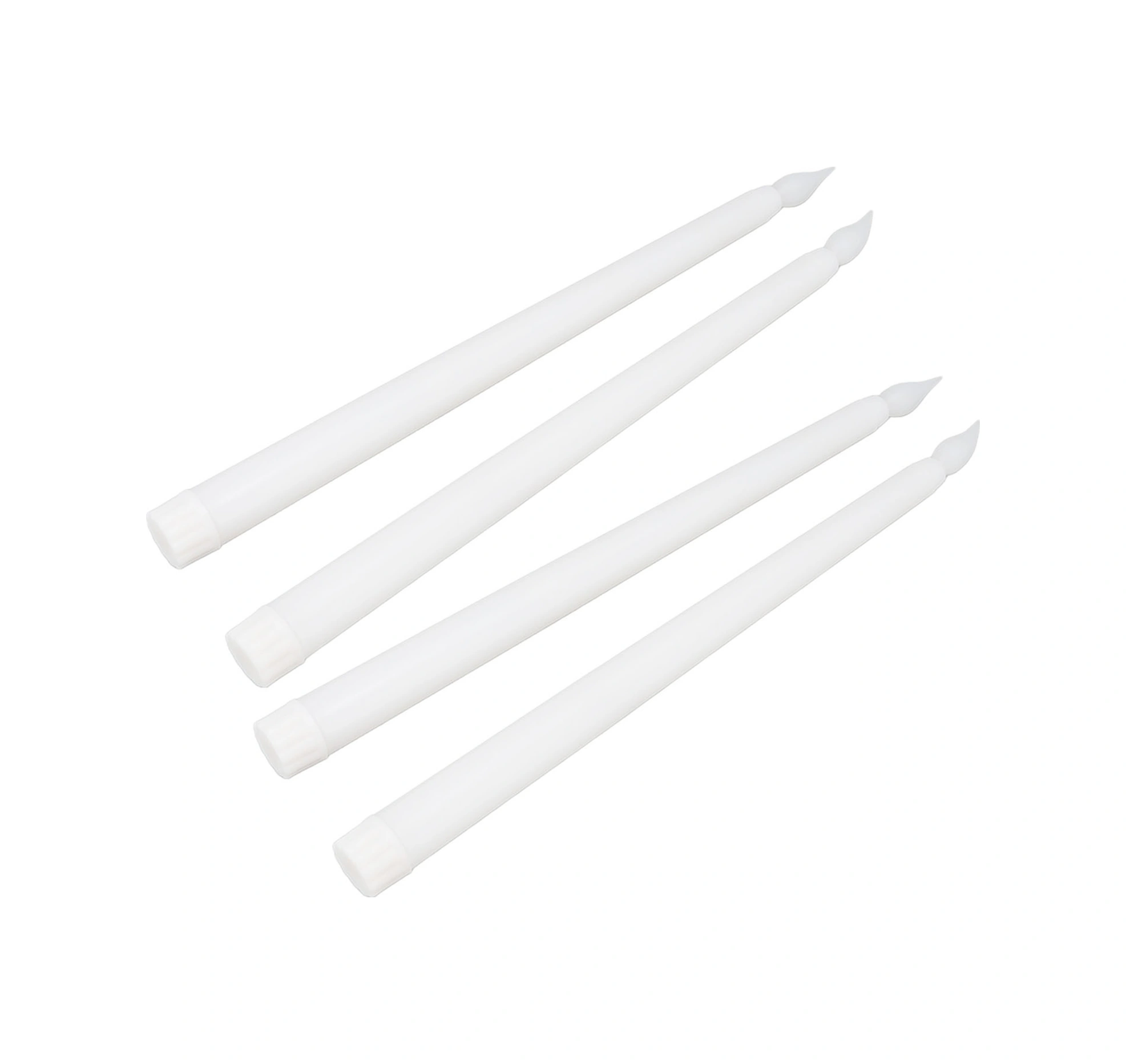 Youtek 4'lü Paket Led Mum Işıkları - Sıcak Işık, Ateşsiz, Ev/sünnet/parti Dekorasyonu Bz2902-w, Pil Yok Beyaz