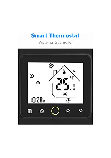 Vkemall Wi-fi Akıllı Termostat Sıcaklık Kontrol Cihazı App Kontrolü 5A Alexa İle Uyumlu / Ev Suyu / Gaz Kazanı