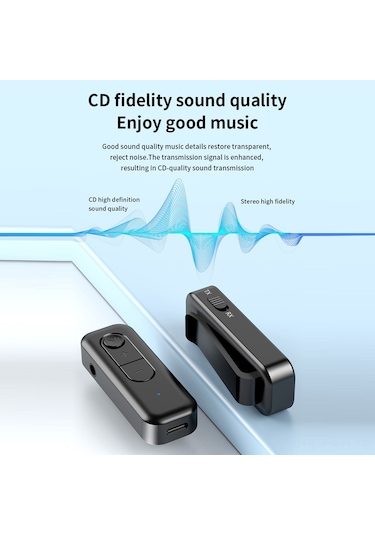 Samdoo Bt5.3 Alıcı Verici Kombinasyonu: Kablosuz Aux Adaptör İle Araç, Tv Ve Bilgisayar İçin Üstün Ses Kalitesi