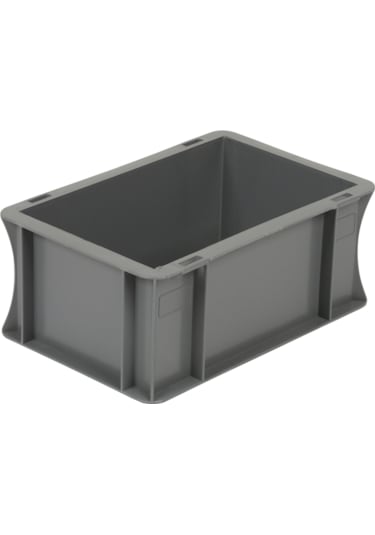 Sembol Plastik Spk 3211 Plastik Kapalı Sanayi Tipi Kasa Gri