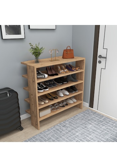 Arnetti Sargel 5 Raflı Dekoratif Ayakkabılık Atlantik Çam Atlantik - Çam