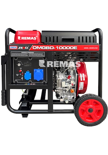 Omega OMGBD 10000 E Otomatik 10 Kva Monofaze Dizel Jeneratör