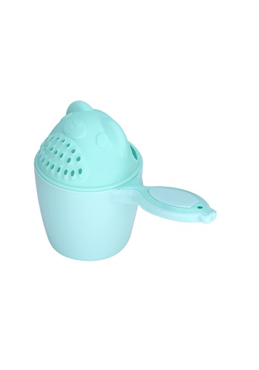 Lemestar Bebe Şampuan Kasesi Yıkanır Balık Desenli Kolu Pp Materyal Göz Ve Yüz Korumalı Saç Yıkama Kasa Yeşil