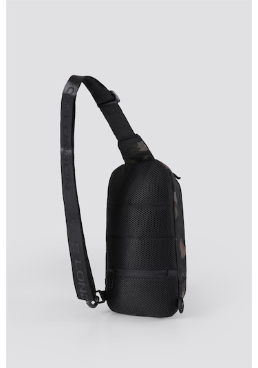 Ççs 31410 Tek Askılı Çapraz Çanta Kamuflaj-siyah Çok Renkli