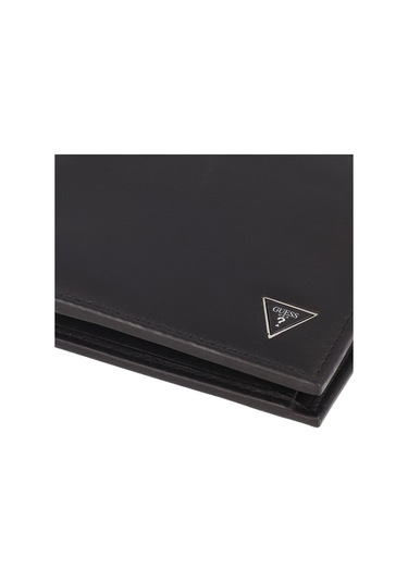 Guess Firenze Geldbörse Rfıd Schutz Leder 12 Cm Siyah