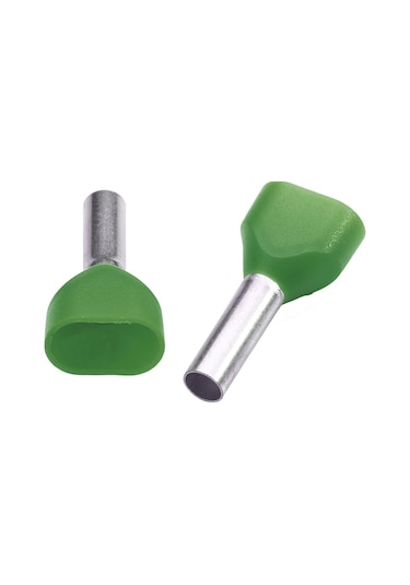 Tbloc Ies 2x16,0/14 Yeşil Çift Girişli Yüksük İzoleli A Norm 50'li Paket