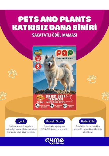 Pets And Plants Pap Dana Ense Sinir Sakat Et 120 G