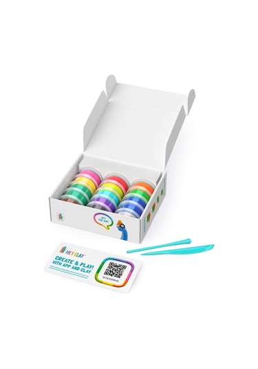 Hey Clay Hava İle Kuruyan Kil 15'li Kutu - Dinozorlar