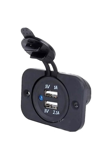 Marin Usb Soketi Çift Usb 12V 24V