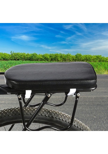 Homyl Bisiklet Sele Aşınmaya Dayanıklı Evrensel Arka Koltuğu Siyah