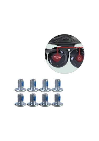 Homyl Satır Içi Paten Vidası Dıy Onarımı Sınır 8pcs-m8-12 8pcs M8 12 Çok Renkli