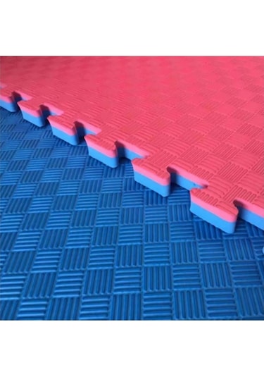 Tatami Minderi Mavi-kırmızı 100 100 26mm/ithal Kırmızı