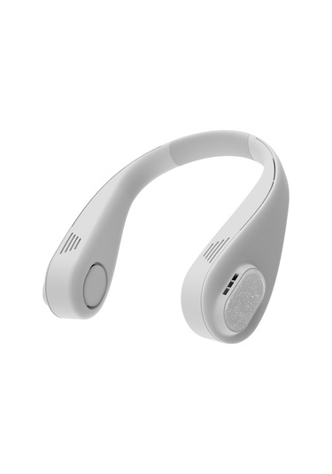 Yunboo 360 Esintili Boyun Askılı Bıçaksız Fan - 3 Hız Ayarlı, 16 Saate Kadar Çalışma Süresi Beyaz