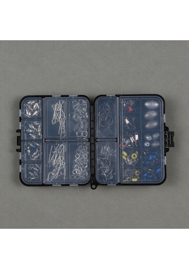 Pazly 188 Parça Balıkçılık Seti: Döner Kayanlar, Olta Kancaları, Ağırlıklar Ve Gece Parlayan Boncuklar